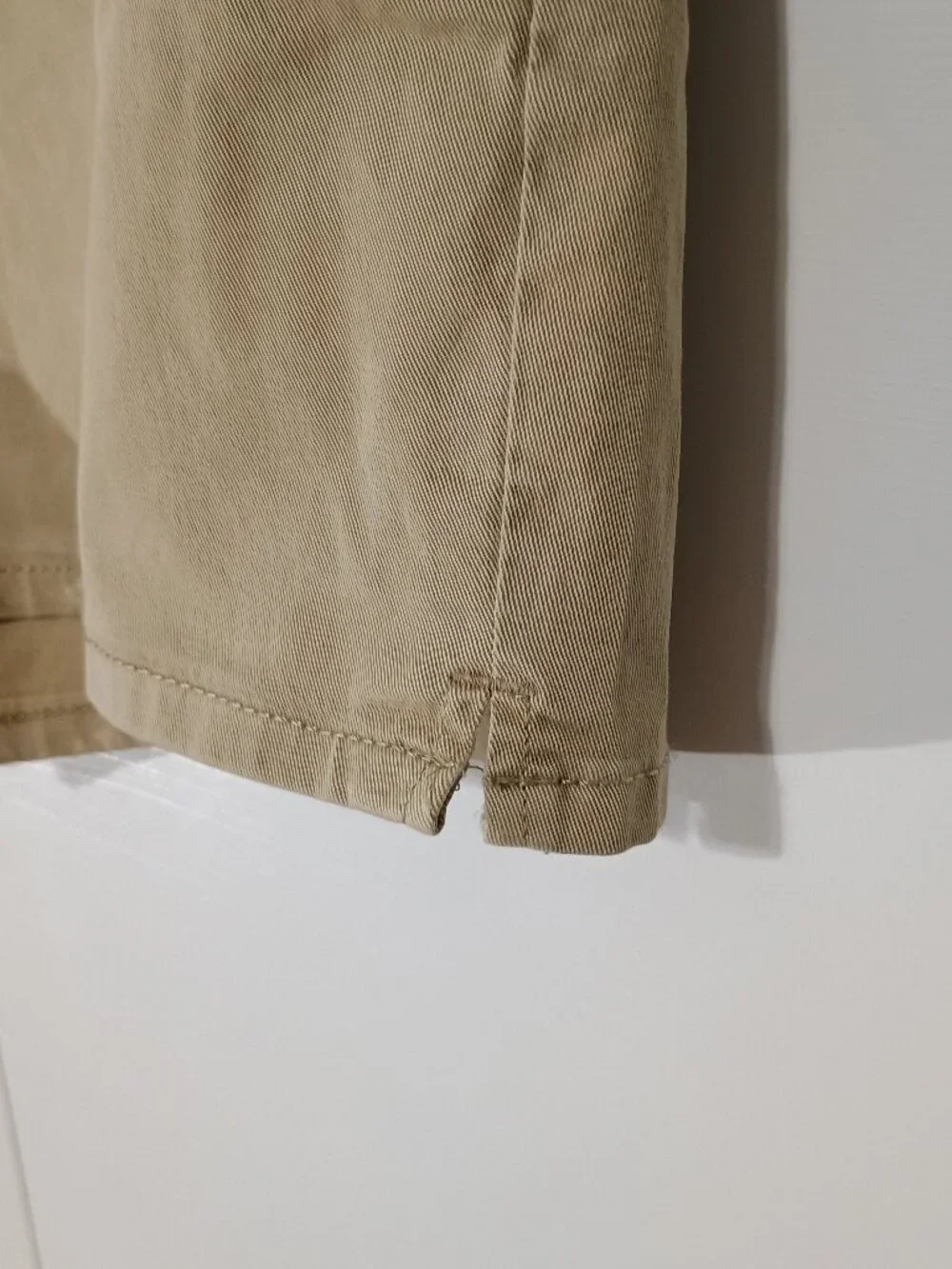 SO Goods For Life Juniors Khaki Chino Shorts Size 17 Low Rise Stretch Cotton Lyo